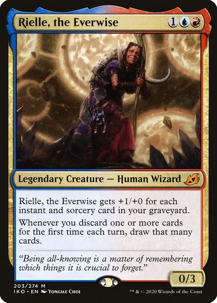 Rielle, the Everwise, Magic card IKO 203 — Ikoria: Lair of Behemoths set