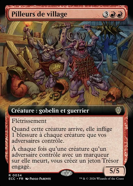 Pilleurs de village, carte Magic ECC 34 — extension Lorwyn Eclipsed Commander