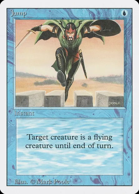 Saut, carte Magic 3ED 62 — extension Revised Edition