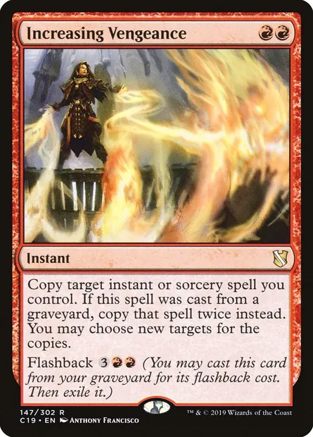 Increasing Vengeance, Magic card C19 147 — Commander 2019 set