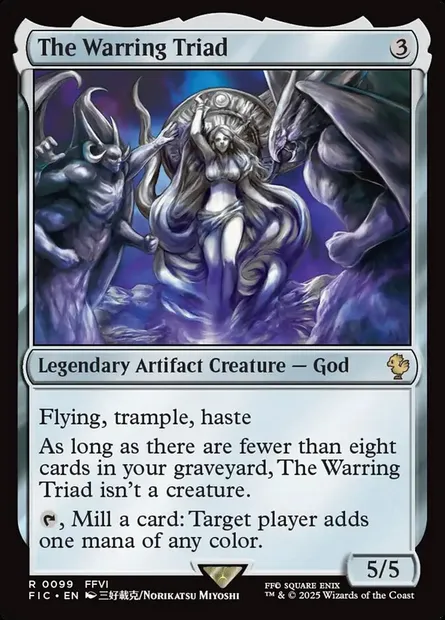 The Warring Triad, Magic card FIC 99 — Final Fantasy Commander set