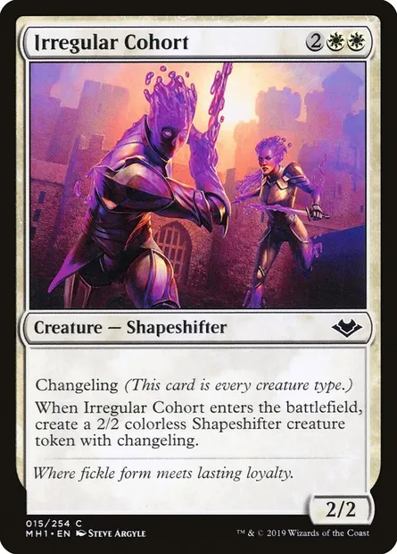 Irregular Cohort, Magic card MH1 15 — Modern Horizons set