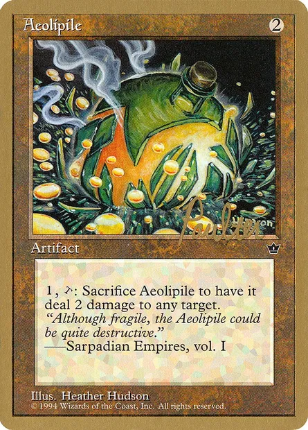 Aeolipile, Magic card PTC pp81 — Pro Tour Collector Set set