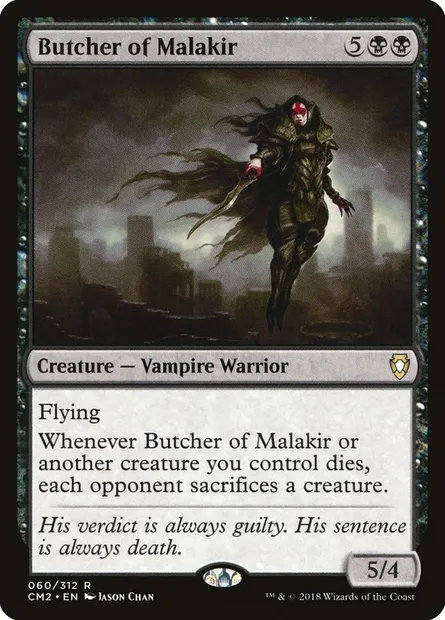 Boucher de Malakir, carte Magic CM2 60 — extension Commander Anthology Volume II