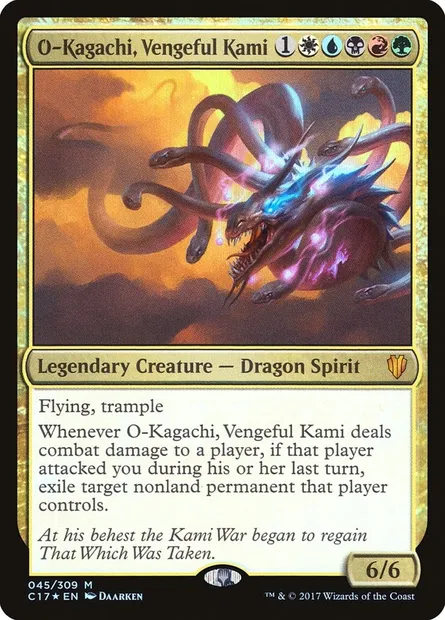 O-Kagachi, Vengeful Kami, Magic card C17 45 — Commander 2017 set