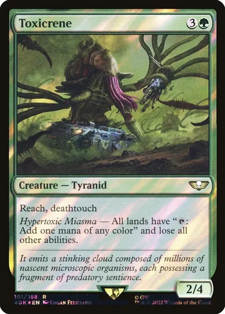 Toxicrene, Magic card 40K 101★ — Warhammer 40,000 Commander set