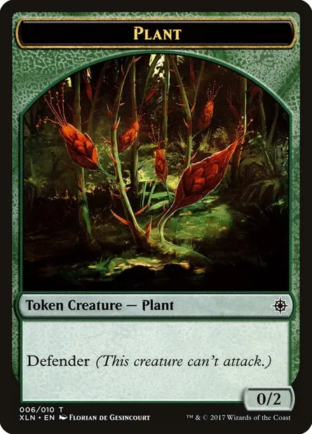 Plant, Magic card TXLN 6 — Ixalan Tokens set