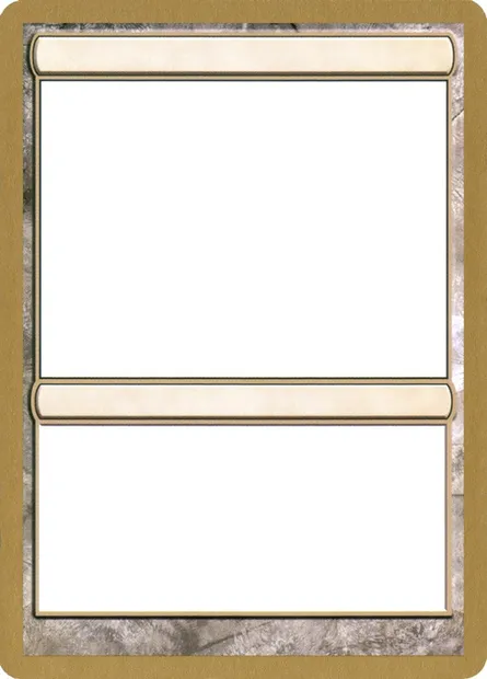 Blank Card, carte Magic WC03 00 — extension World Championship Decks 2003