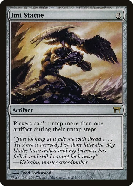 Statue imi, carte Magic CHK 255 — extension Guerriers de Kamigawa