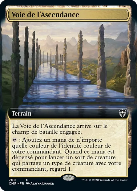 Voie de l'Ascendance, carte Magic CMR 708 — extension Commander Legends