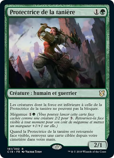 Protectrice de la tanière, carte Magic C19 161 — extension Commander 2019