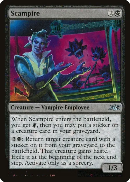Scampire, Magic card UNF 375 — Unfinity set