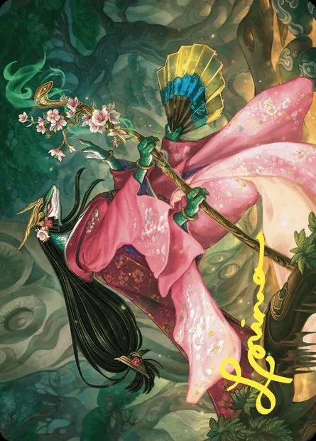 Sakiko, Mother of Summer // Sakiko, Mother of Summer, carte Magic ACMM 24 — extension Commander Masters Art Series