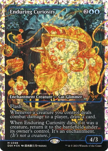 Enduring Curiosity, Magic card DSK 398 — Duskmourn: House of Horror set