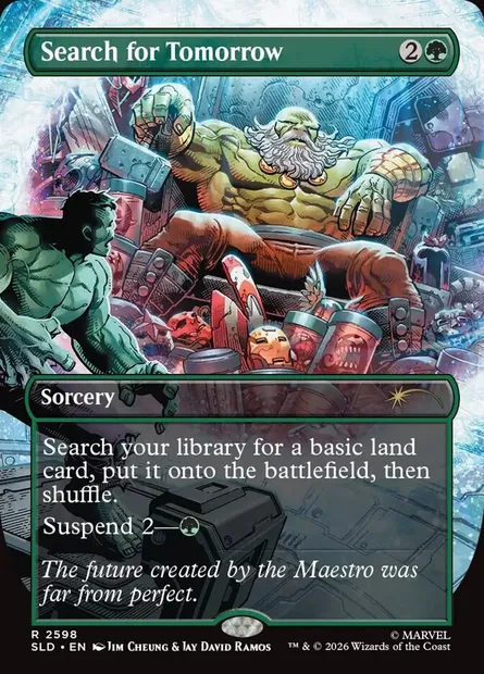 Search for Tomorrow, Magic card SLD 2598 — Secret Lair Drop set