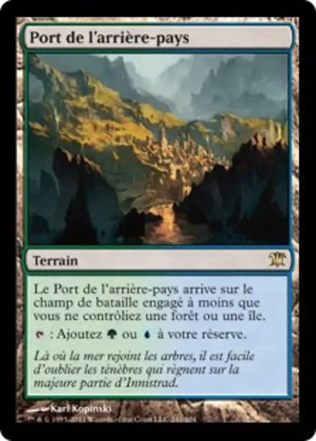Port de l'arrière-pays, carte Magic ISD 241 — extension Innistrad