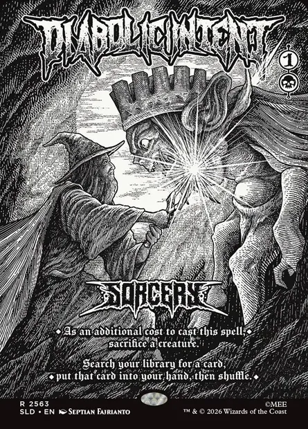 Diabolic Intent, Magic card SLD 2563 — Secret Lair Drop set
