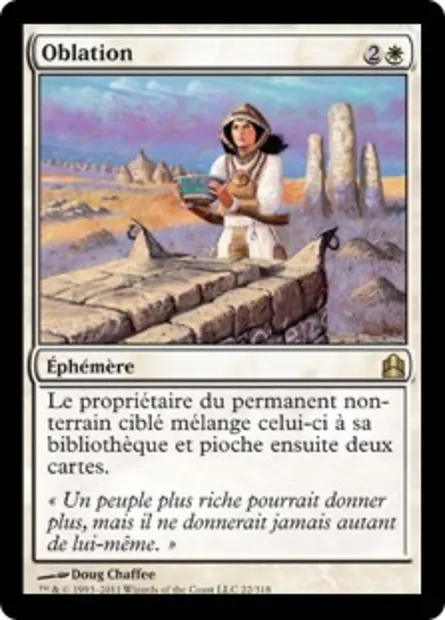 Oblation, carte Magic CMD 22 — extension Commander 2011