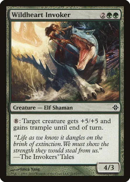 Wildheart Invoker, Magic card ROE 213 — Rise of the Eldrazi set