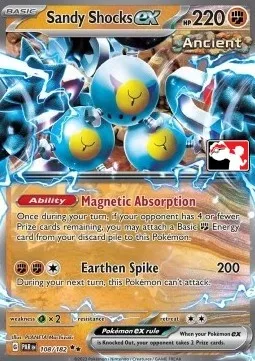 Sandy Shocks ex, Pokémon card PPS 108-3 — Play! Pokémon Prize Pack Series set
