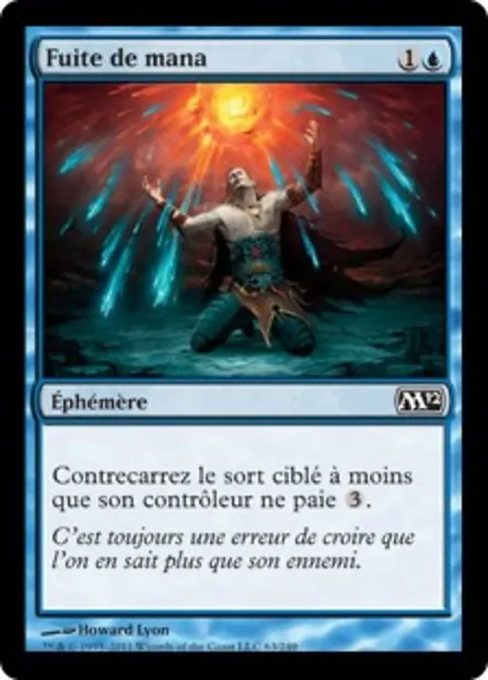 Fuite de mana, carte Magic M12 63 — extension Magic 2012