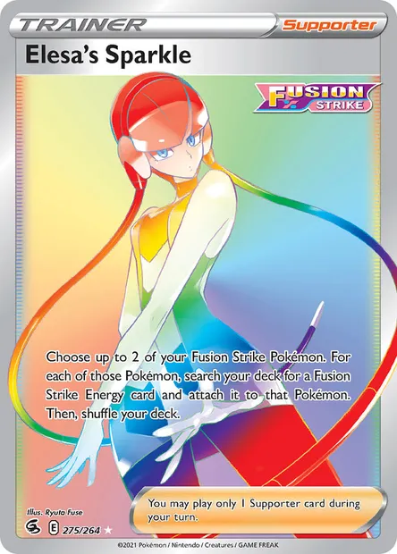 Elesa's Sparkle, Pokémon card FST 275 — Fusion Strike set