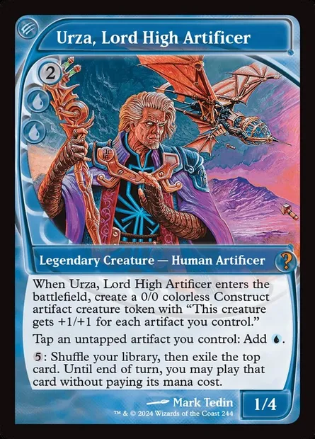 Urza, Lord High Artificer, Magic card MB2 244 — Mystery Booster 2 set