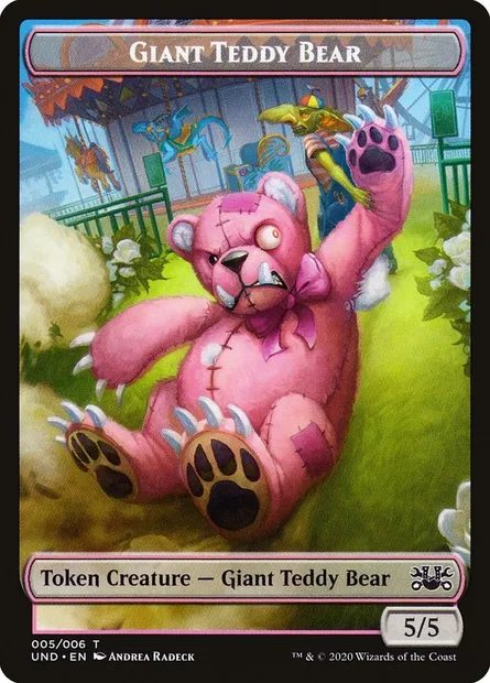 Giant Teddy Bear, carte Magic TUND 5 — extension Unsanctioned Tokens