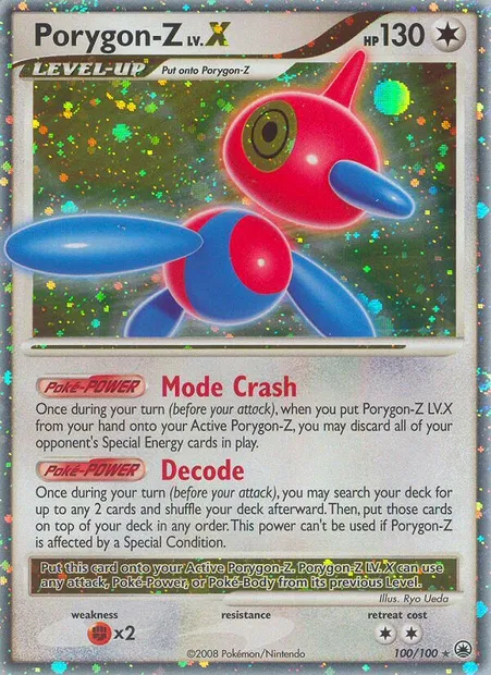 Porygon-Z, Pokémon card MD 100 — Majestic Dawn set