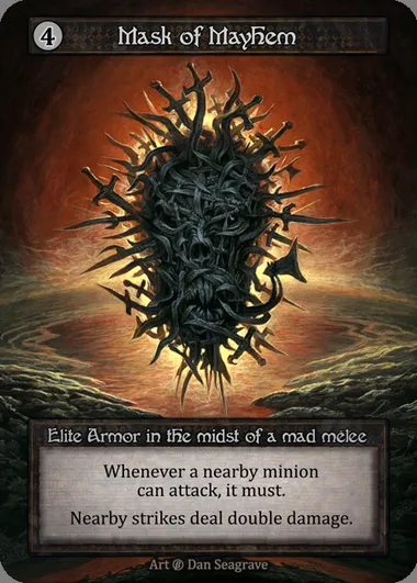 Mask of Mayhem, carte Sorcery BET 315 — extension Beta