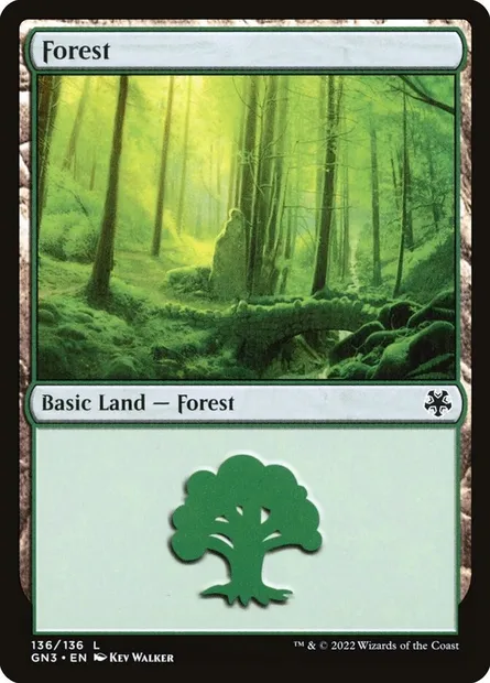 Forest, Magic card GN3 136 — Game Night: Free-for-All set