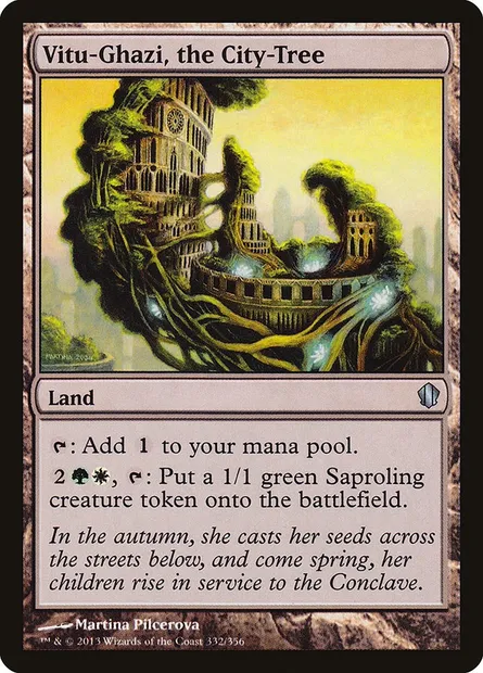 Vitu-Ghazi, the City-Tree, Magic card C13 332 — Commander 2013 set