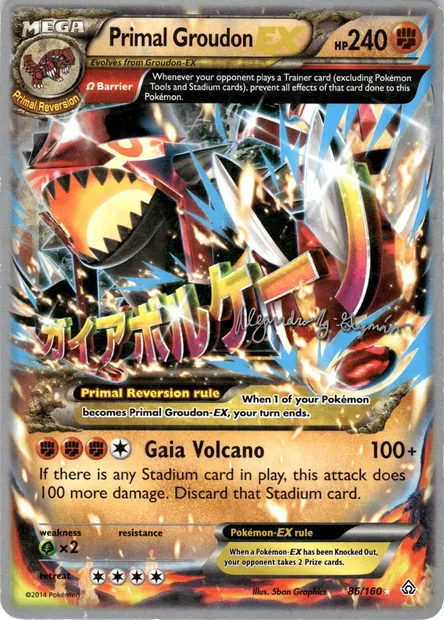 Primal Groudon ex, Pokémon card WCD15 086-2 — World Championship Decks 2015 set