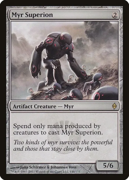 Myr Superion, Magic card NPH 146 — New Phyrexia set