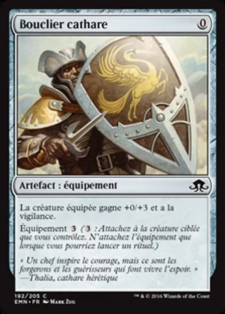 Bouclier cathare, carte Magic EMN 192 — extension La lune hermétique