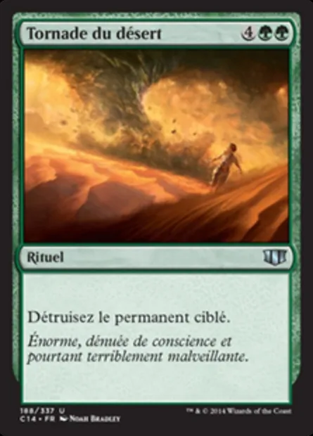 Tornade du désert, carte Magic C14 188 — extension Commander 2014