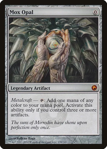 Mox Opal, Magic card SOM 179 — Scars of Mirrodin set