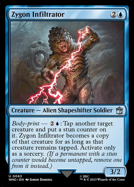 Zygon Infiltrator, Magic card WHO 63 — Doctor Who set