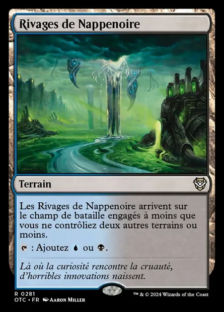 Rivages de Nappenoire, carte Magic OTC 281 — extension Outlaws of Thunder Junction Commander