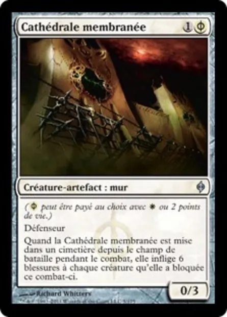 Cathédrale membranée, carte Magic NPH 5 — extension La Nouvelle Phyrexia