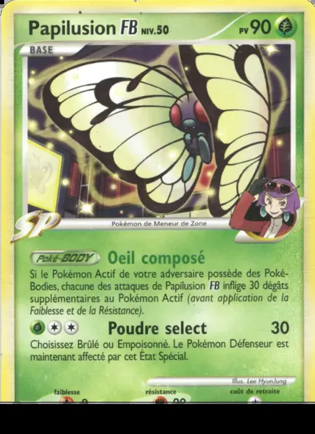 Papilusion FB, carte Pokémon SV 17 — extension Vainqueurs Suprêmes