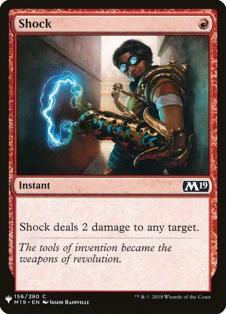 Choc, carte Magic PLST M19-156 — extension The List