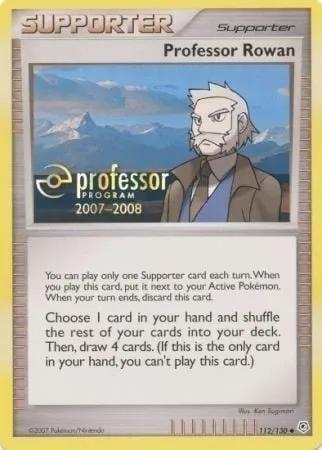 Professor Rowan, Pokémon card PROF 112 — Professor Program set
