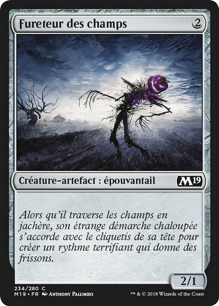 Fureteur des champs, carte Magic M19 234 — extension Core Set 2019