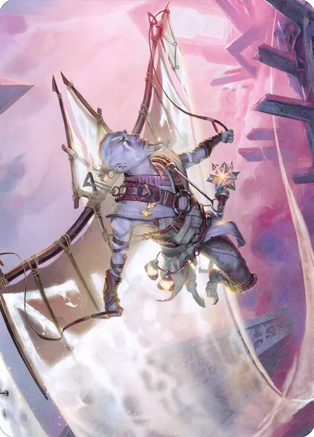 Kitesail Cleric // Kitesail Cleric, carte Magic AZNR 40 — extension Zendikar Rising Art Series