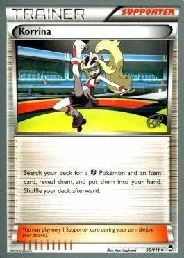 Korrina, Pokémon card WCD15 095 — World Championship Decks 2015 set