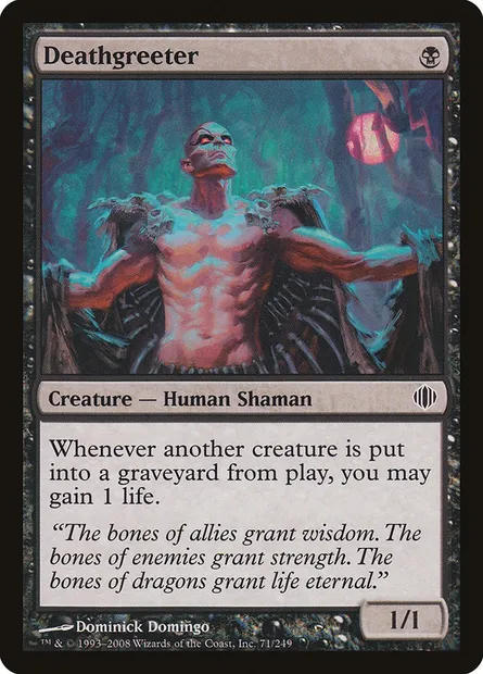 Deathgreeter, Magic card ALA 71 — Shards of Alara set