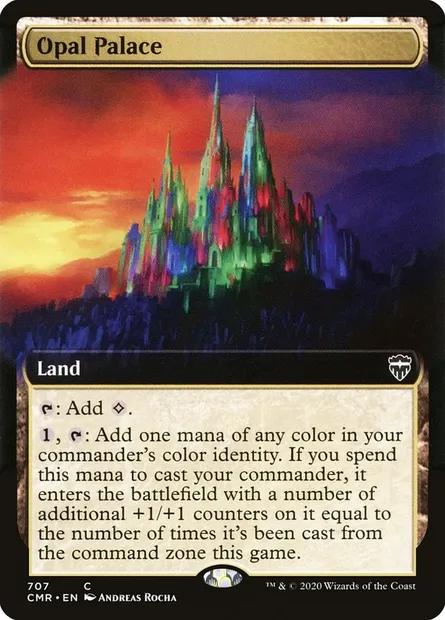 Opal Palace, Magic card CMR 707 — Commander Legends set