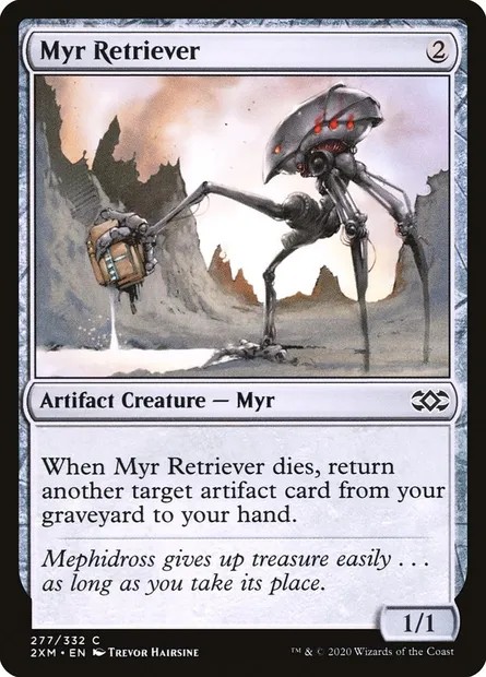 Myr Retriever, Magic card 2XM 277 — Double Masters set