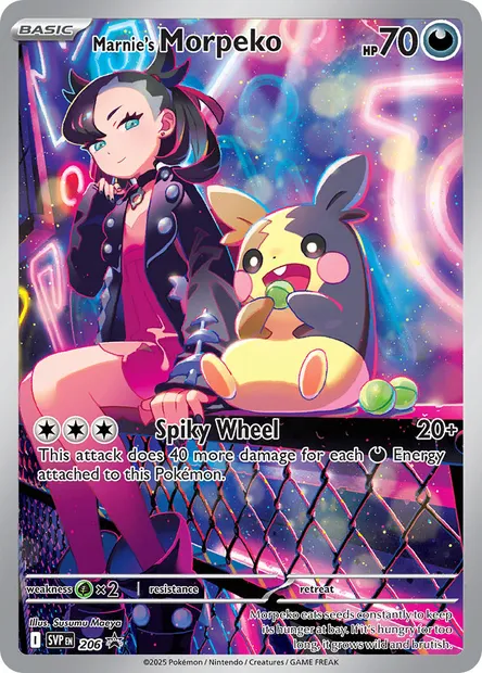 Marnie's Morpeko, Pokémon card PR-SV 206 — SVP Black Star Promos set